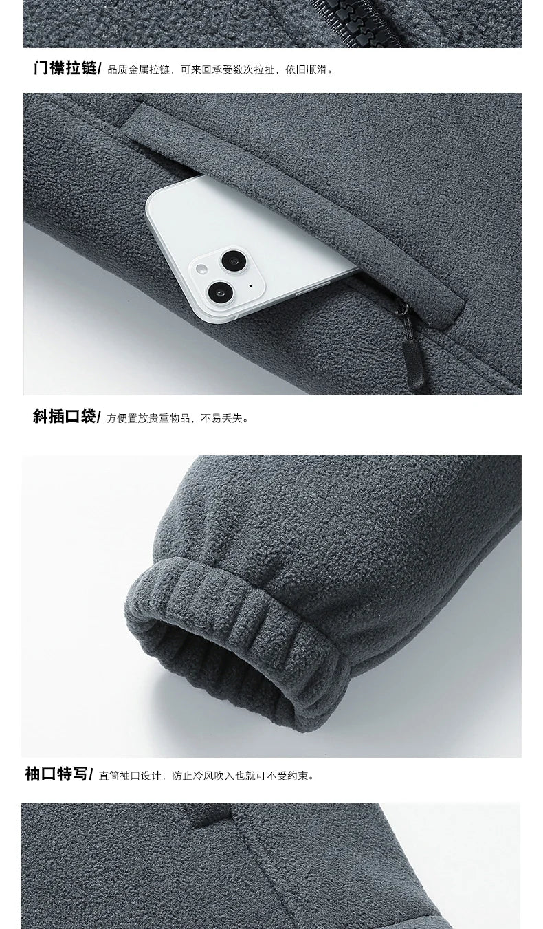 "Doppia Calda" – Fleece Collar Jacket By Enzo Bellari®