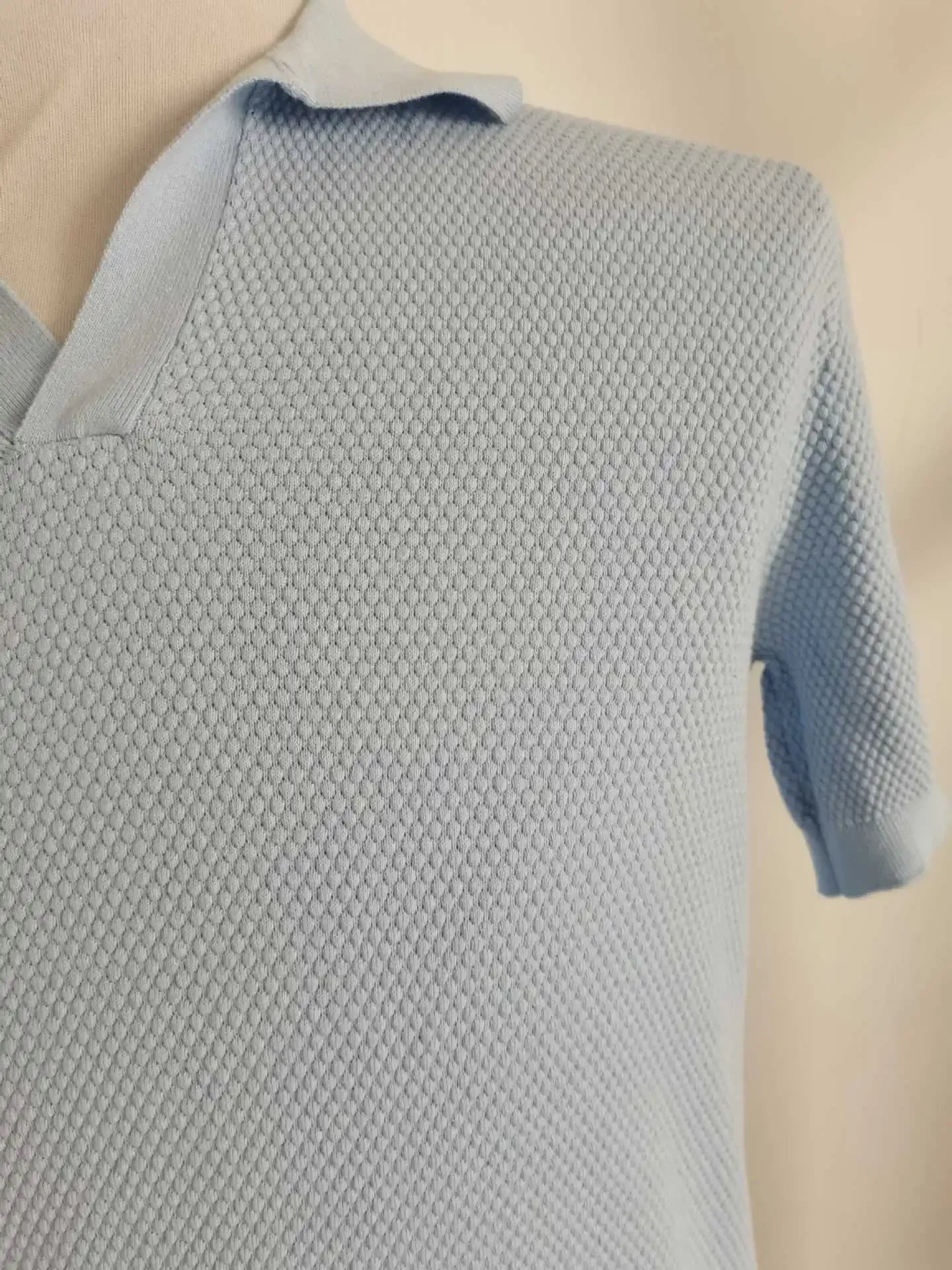 "Vera Luce" – Cotton Short Sleeve Polo Shirt By Enzo Bellari®