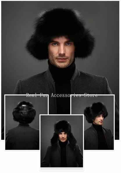 "Cappello Reale" – Fox Fur Lei Feng Hat By Enzo Bellari®