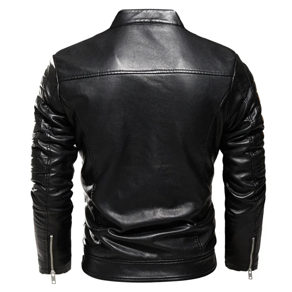 "Sole di Capri" – Fur Lined Motorcycle Jacket By Enzo Bellari®