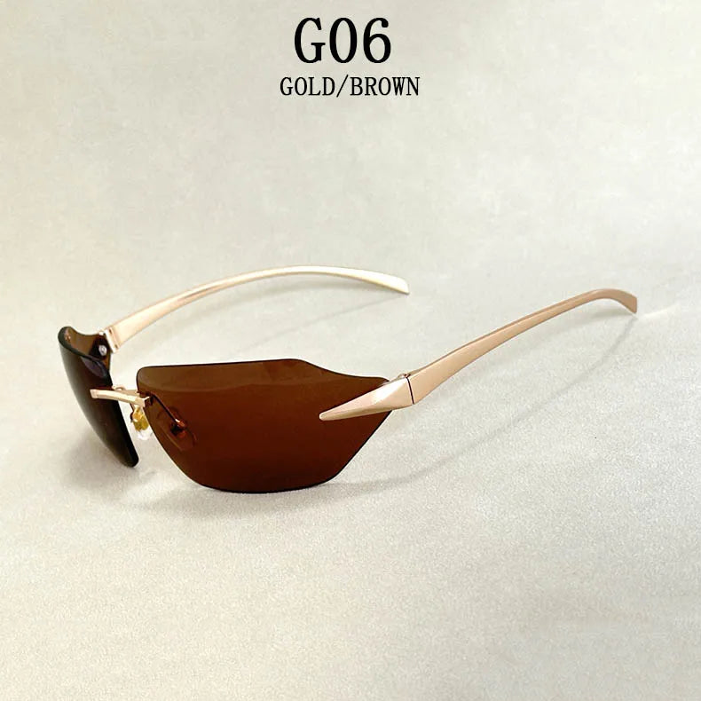 "Sole di Capri" – Rimless Vintage Sunglasses By Enzo Bellari®