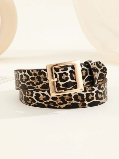 "Macchia Antica" – Leopard PU Belt By Enzo Bellari®
