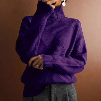 "Aria Serenata" – Knitted Polo Neck Sweater By Enzo Bellari®