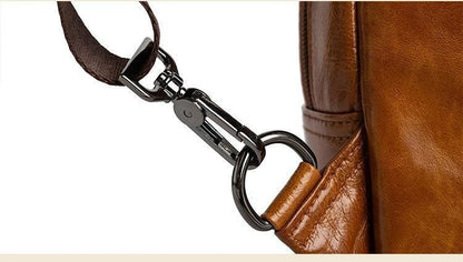 "Strada Vecchia" – Leather Retro Backpack By Enzo Bellari®