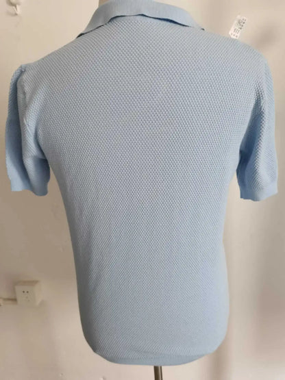 "Vera Luce" – Cotton Short Sleeve Polo Shirt By Enzo Bellari®