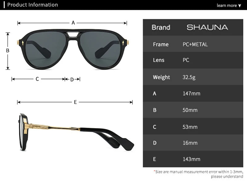 "Doppio Ponte" – Pilot Sunglasses By Enzo Bellari®