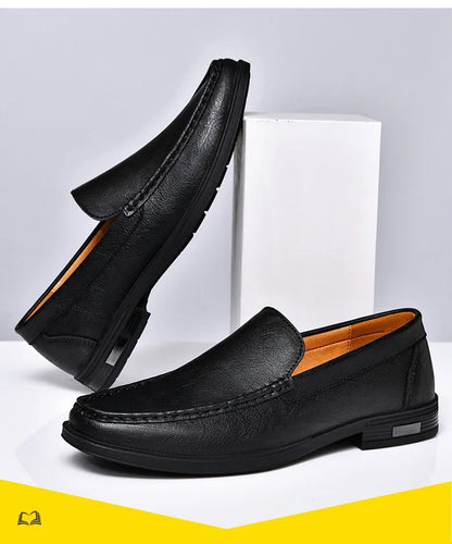 "Scivolo Vero" – Leather Slip-on Loafers By Enzo Bellari®