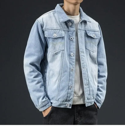 "Pelliccia Blu" – Fleece Denim Jacket By Enzo Bellari®