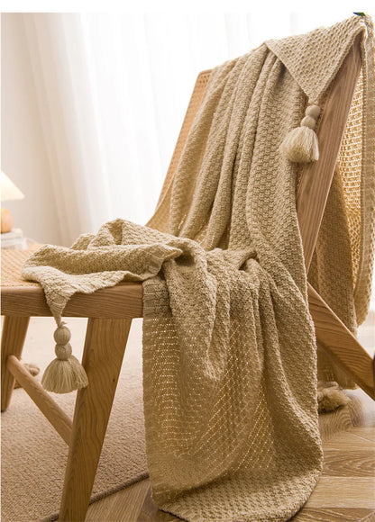 "Vento Lieve" – Chunky Knit Throw Blanket By Enzo Bellari®