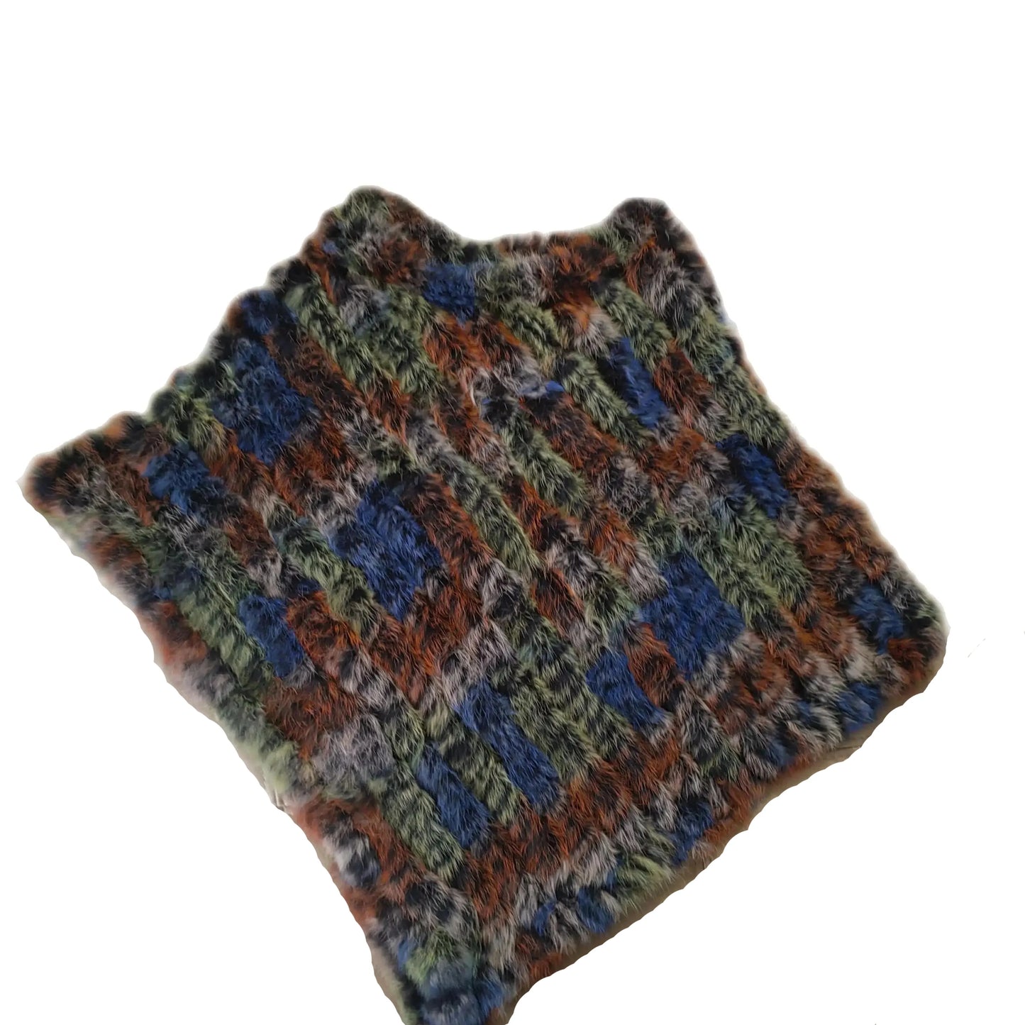 "Coniglio Reale" – Fur Poncho Vest By Enzo Bellari®