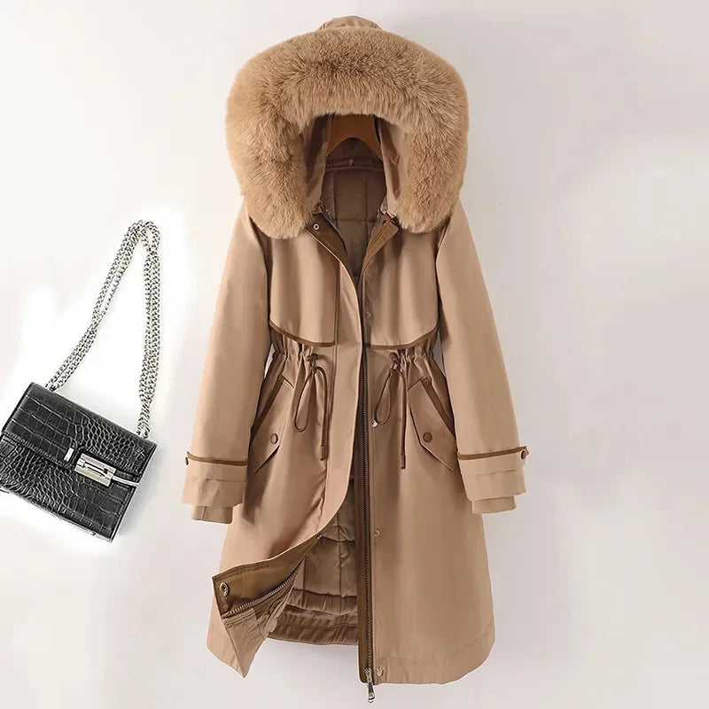 "Neve Elegante" – Fur Hooded Parka By Enzo Bellari®