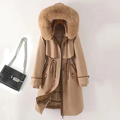 "Neve Elegante" – Fur Hooded Parka By Enzo Bellari®