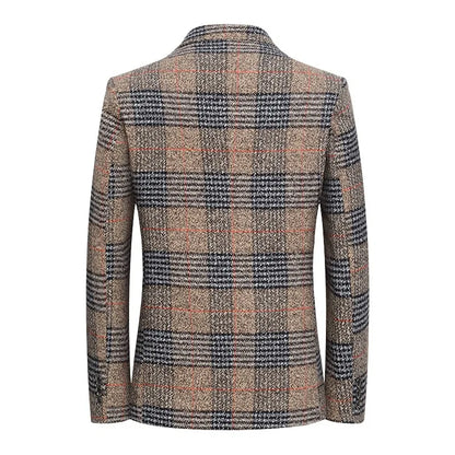 "Quadro Scozzese" – Plaid Blazer Jacket By Enzo Bellari®