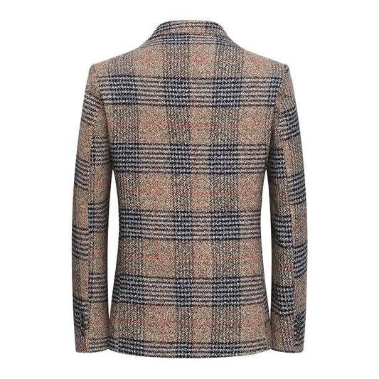 "Quadro Scozzese" – Plaid Blazer Jacket By Enzo Bellari®