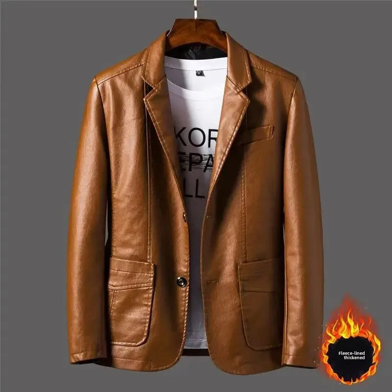 "Sole di Capri" – Retro Leather Streetwear Jacket By Enzo Bellari®