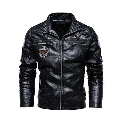 "Strada Gelida" – Fleece Leather Jacket By Enzo Bellari®