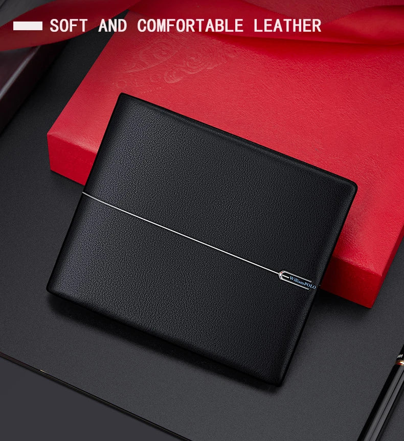 "Luce di Mare" – Slim Bifold Leather Wallet By Enzo Bellari®