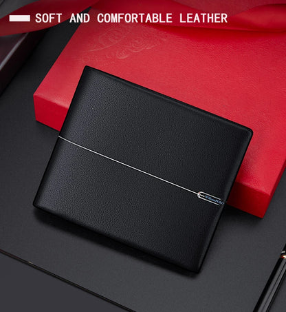 "Luce di Mare" – Slim Bifold Leather Wallet By Enzo Bellari®