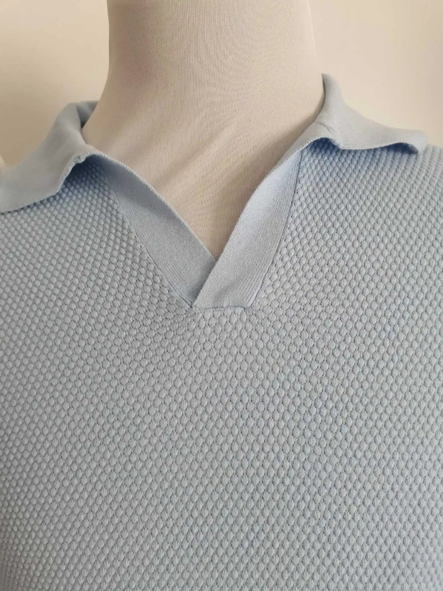 "Vera Luce" – Cotton Short Sleeve Polo Shirt By Enzo Bellari®