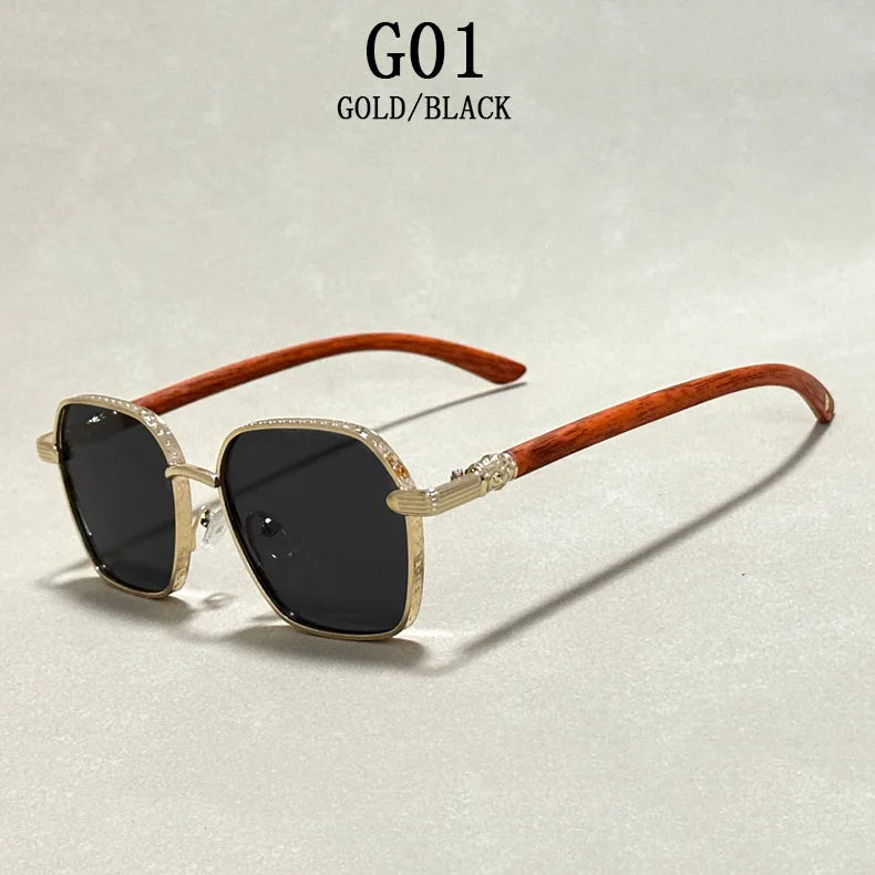 "Sogno d'Oro" – Wooden Retro Sunglasses By Enzo Bellari®