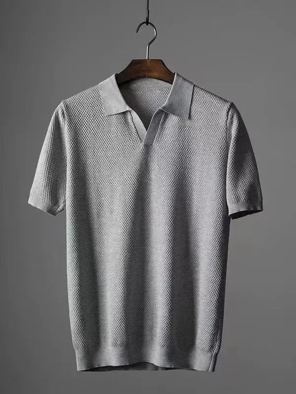 "Vera Luce" – Cotton Short Sleeve Polo Shirt By Enzo Bellari®