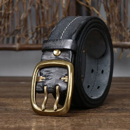 "Cintura Viva" – Cowskin Leather Belt By Enzo Bellari®