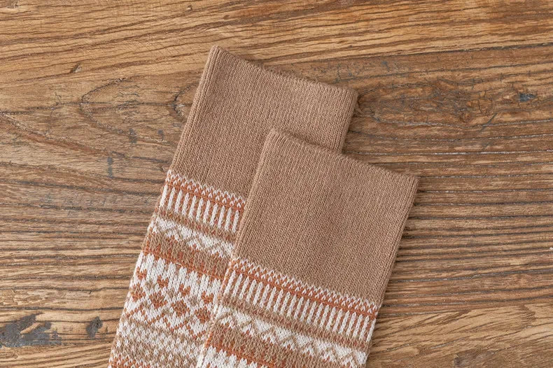 "Onda di Seta" – Ethnic Striped Knee Socks By Enzo Bellari®