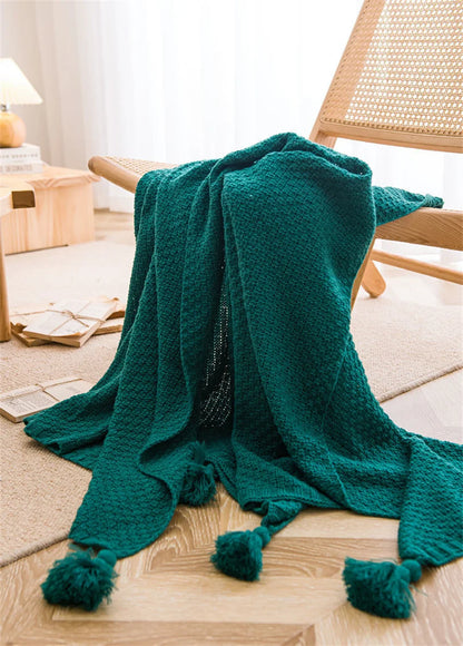 "Vento Lieve" – Chunky Knit Throw Blanket By Enzo Bellari®