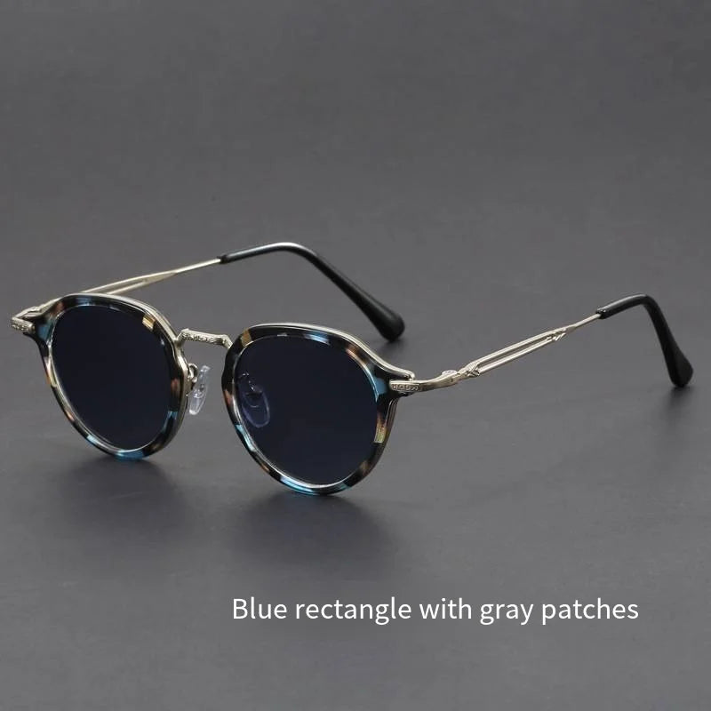 "Oro di Mare" – Metal Round Frame Sunglasses By Enzo Bellari®