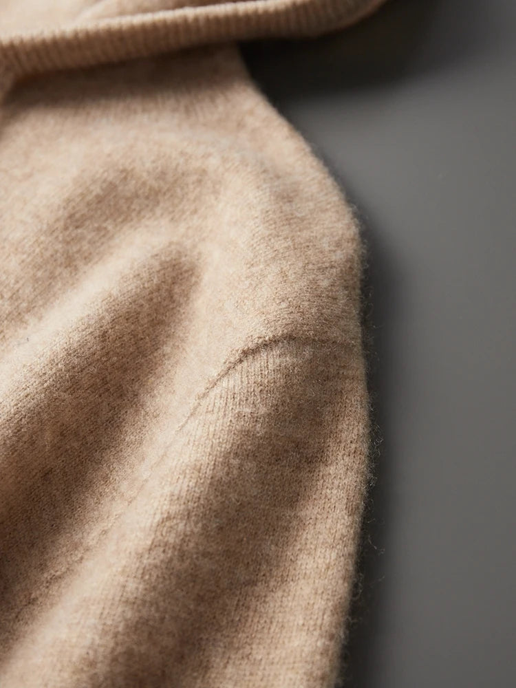 "Fior di Vento" – Cashmere Merino Wool Hoodie By Enzo Bellari®