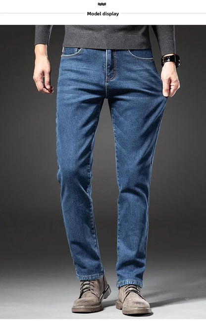 "Linea Invernale" – Fleece Straight Jeans By Enzo Bellari®