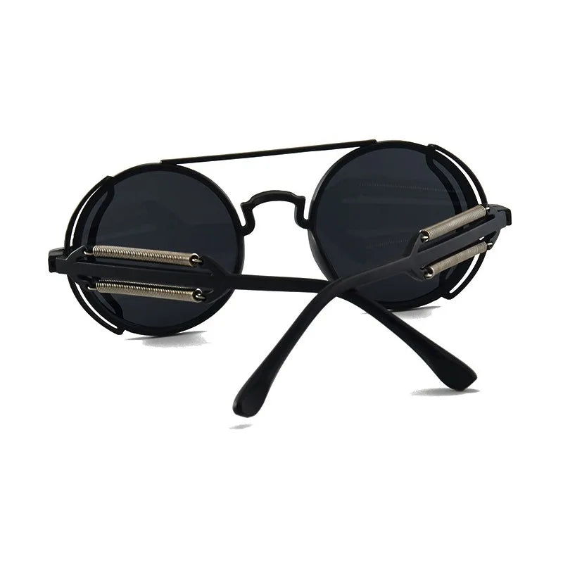 "Occhio Antico" – Steampunk Round Sunglasses By Enzo Bellari®