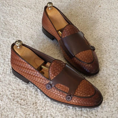 "Intreccio Morbido" – PU Loafers Patterned By Enzo Bellari®