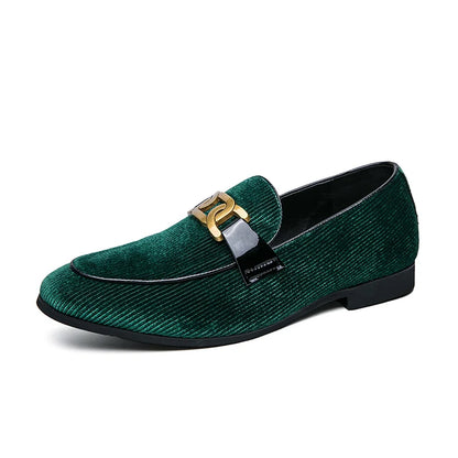 "Verde Lusso" – Green Leather Loafers By Enzo Bellari®