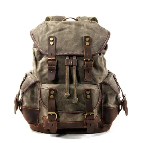 "Fior di Vento" – Waterproof Waxed Canvas Backpack By Enzo Bellari®