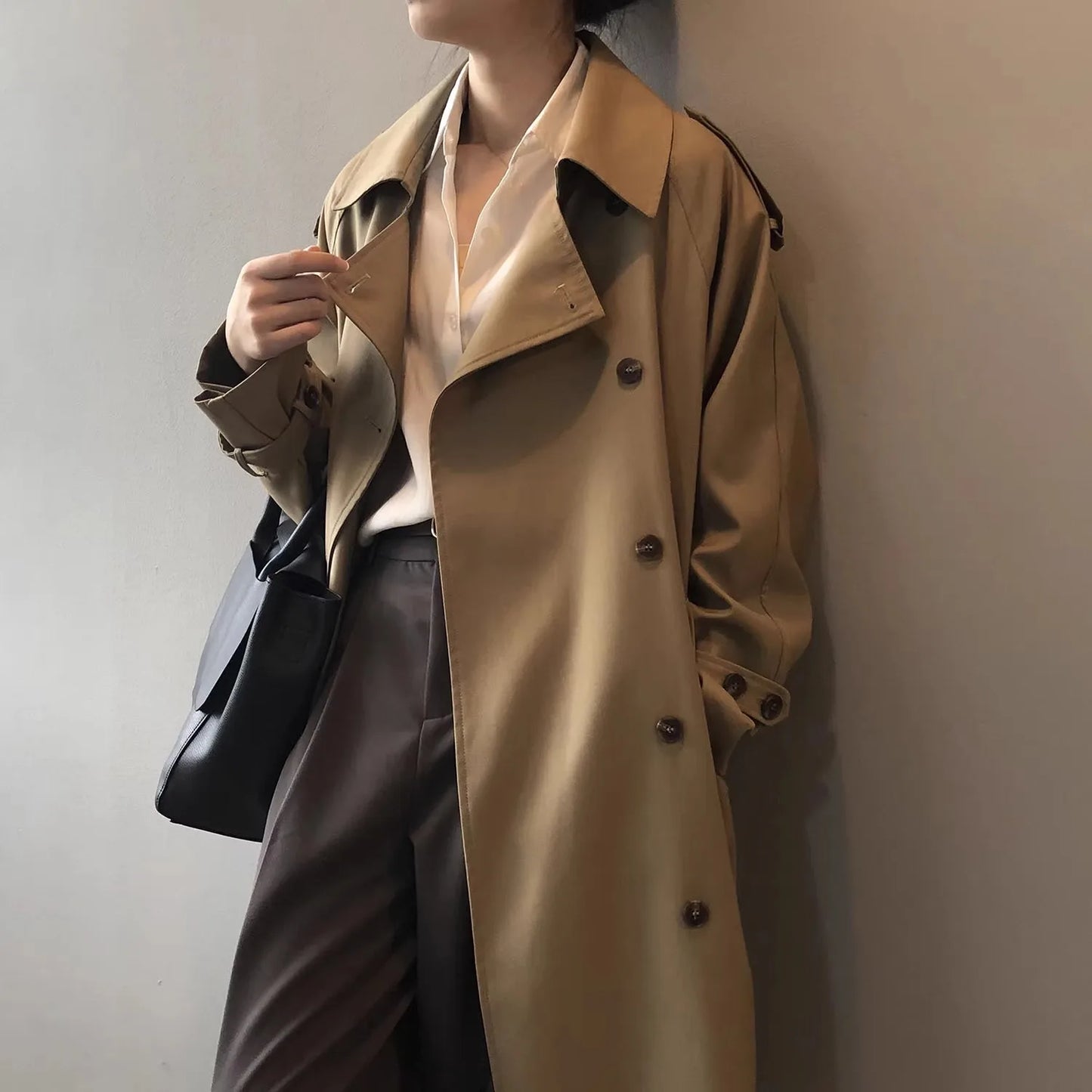 "Aria Serenata" – Double-Breasted Trench Coat By Enzo Bellari®