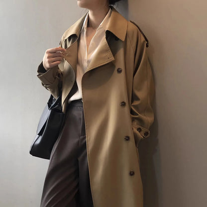 "Aria Serenata" – Double-Breasted Trench Coat By Enzo Bellari®