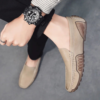 "Cammino Semplice" – Casual Leather Loafers By Enzo Bellari®