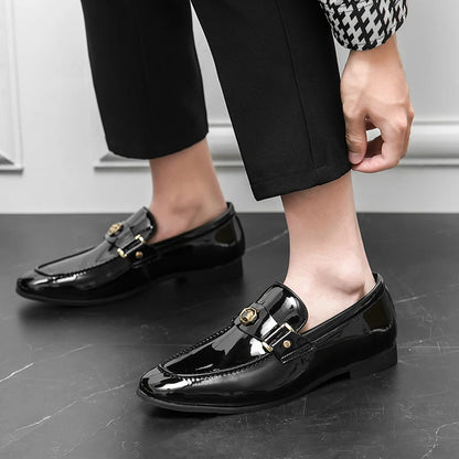 "Luciano" – Genuine Leather Loafers