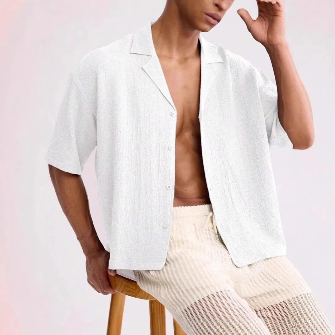 "Collo Morbido" – Loose Collar Shirt By Enzo Bellari®