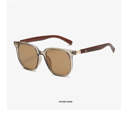 "Oro di Mare" – Retro Woodgrain Sunglasses By Enzo Bellari®