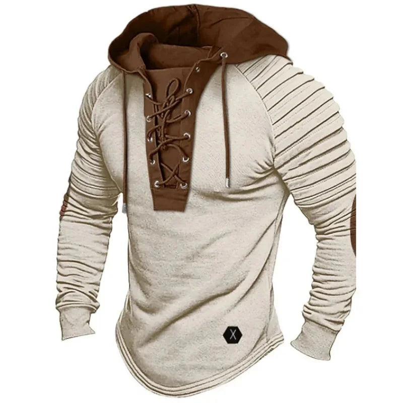 "Oro Urbano" – Hoodie with Gold Belt By Enzo Bellari®