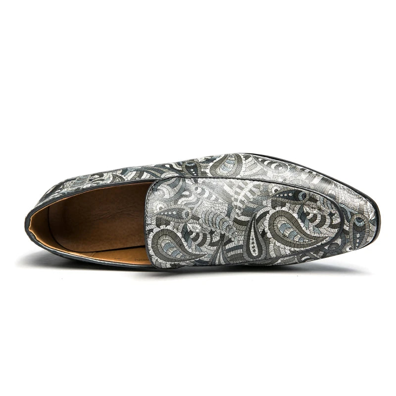 "Stampa Nobile" – Printed Leather Loafers By Enzo Bellari®