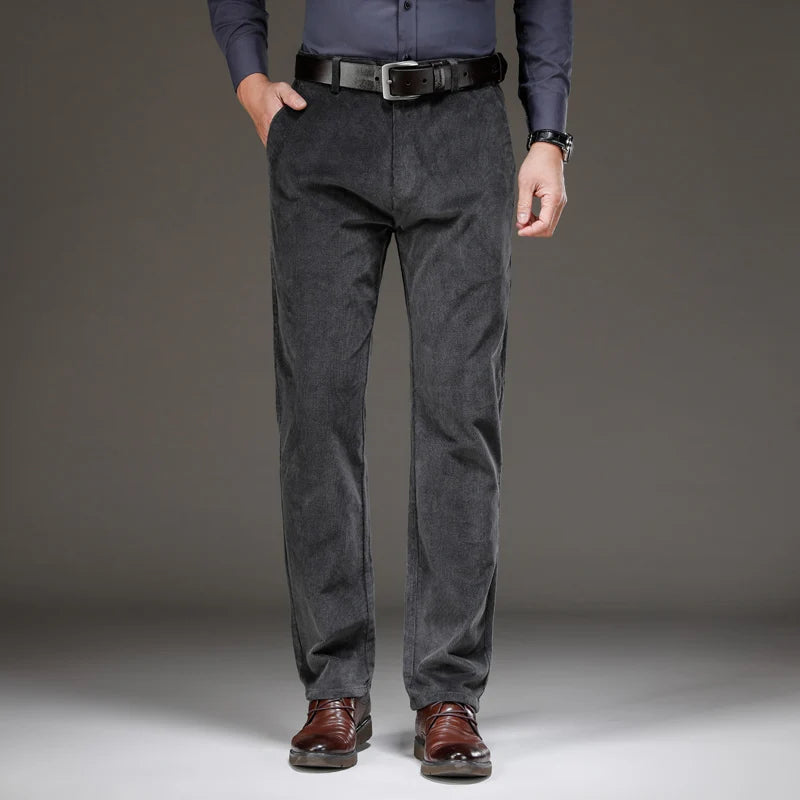 "Bello Sogno" – Corduroy Business Casual Pants By Enzo Bellari®