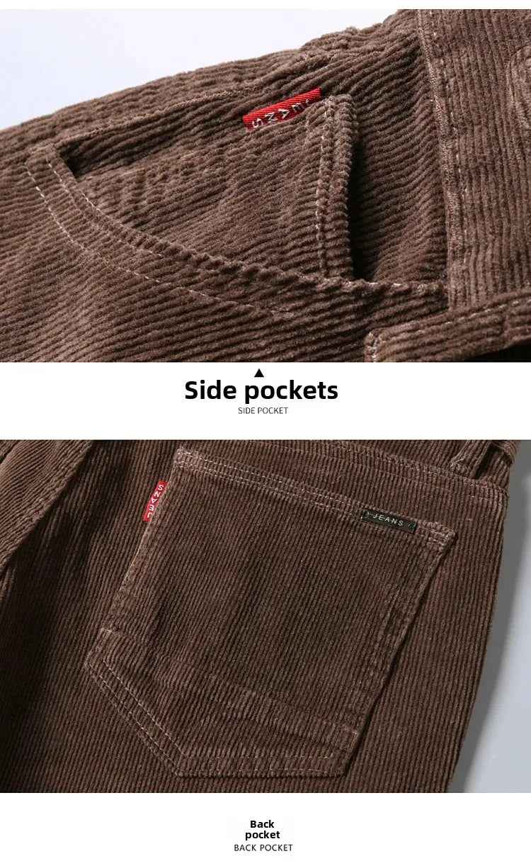 "Trama Rustica" – Corduroy Casual Pants By Enzo Bellari®