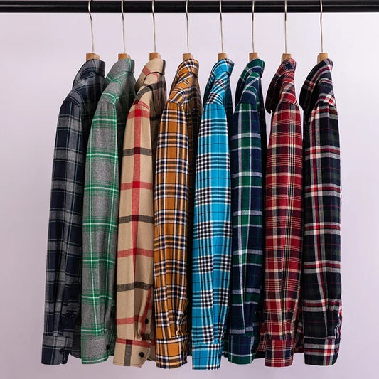 "Quadro Morbido" – Flannel Plaid Shirt By Enzo Bellari®