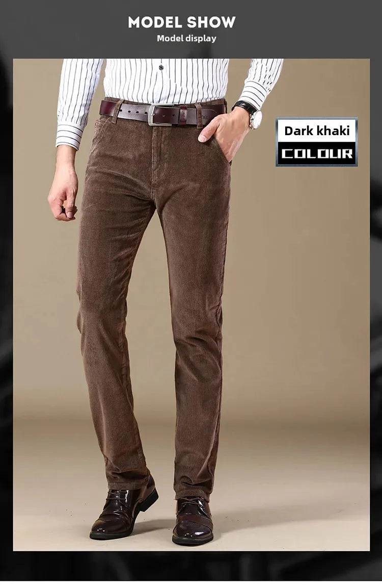 "Trama Rustica" – Corduroy Casual Pants By Enzo Bellari®