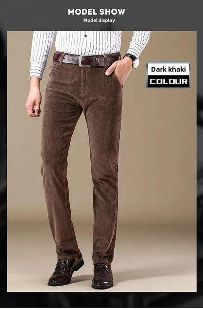 "Trama Rustica" – Corduroy Casual Pants By Enzo Bellari®