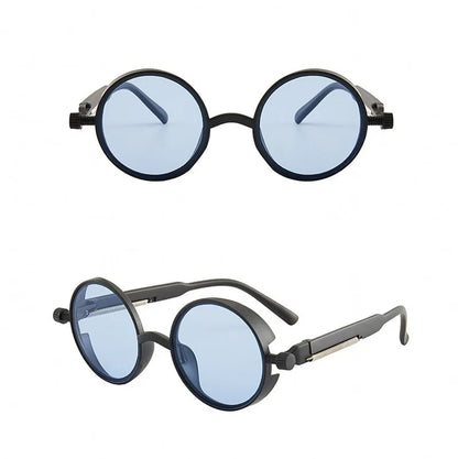 "Occhio Antico" – Steampunk Round Sunglasses By Enzo Bellari®