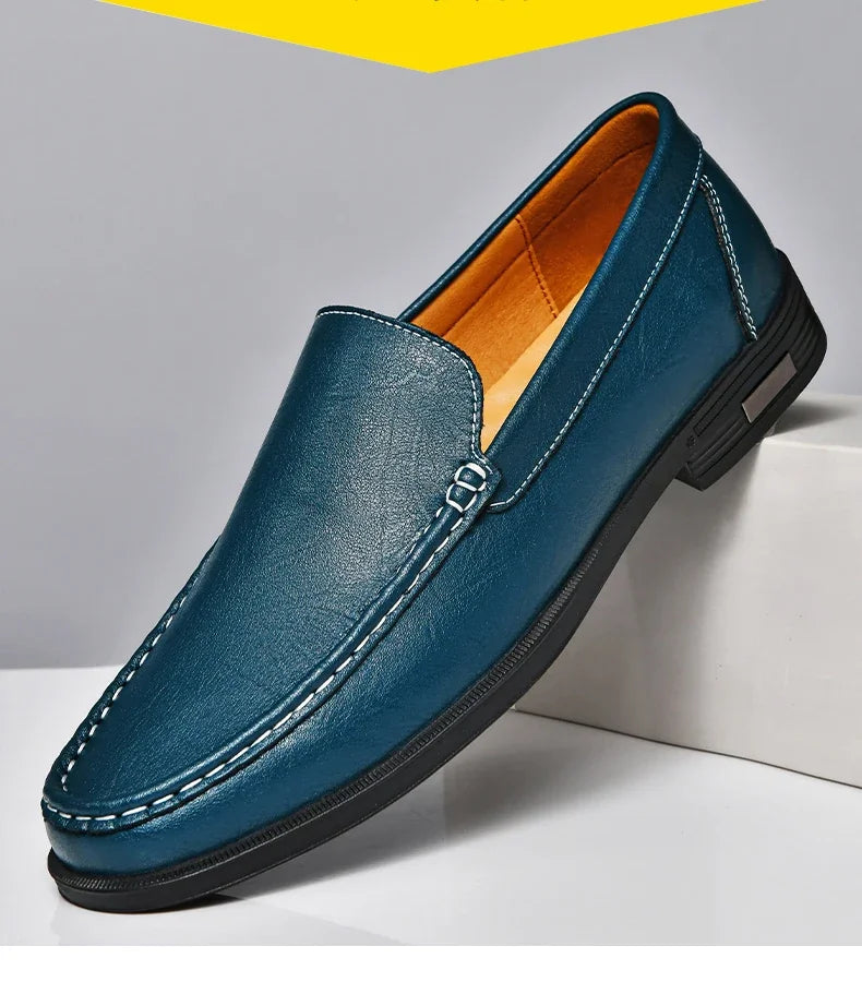 "Scivolo Vero" – Leather Slip-on Loafers By Enzo Bellari®